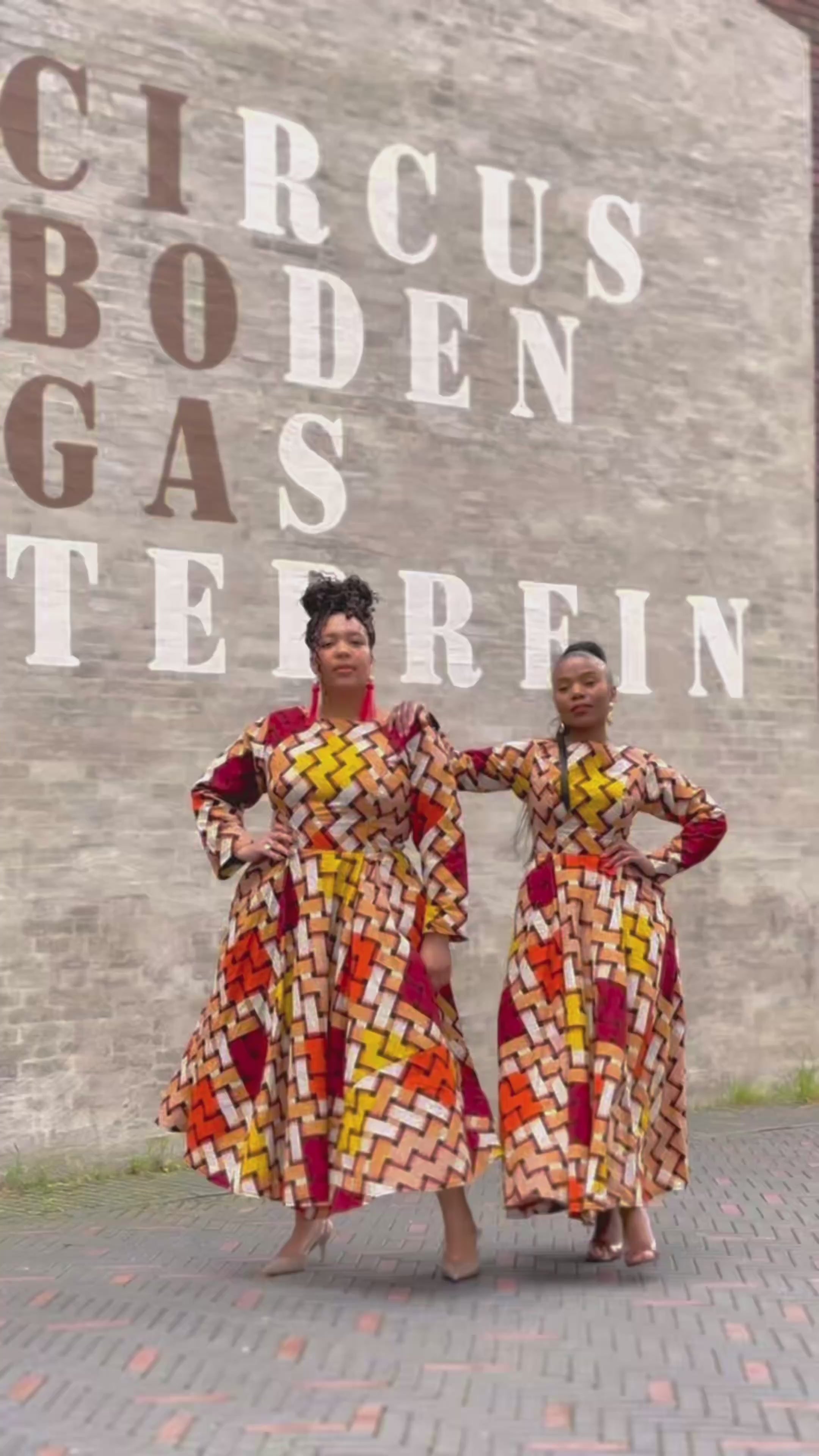 Moyo Yellow and Orange Dress
