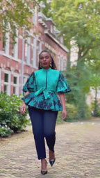 Hanna Blue Top