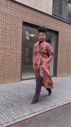 Zola Multicolored Duster Jacket