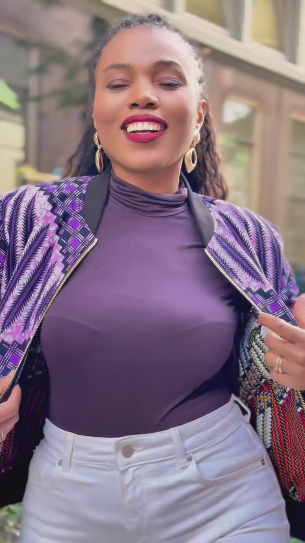 Amma Purple Multiway Jacket