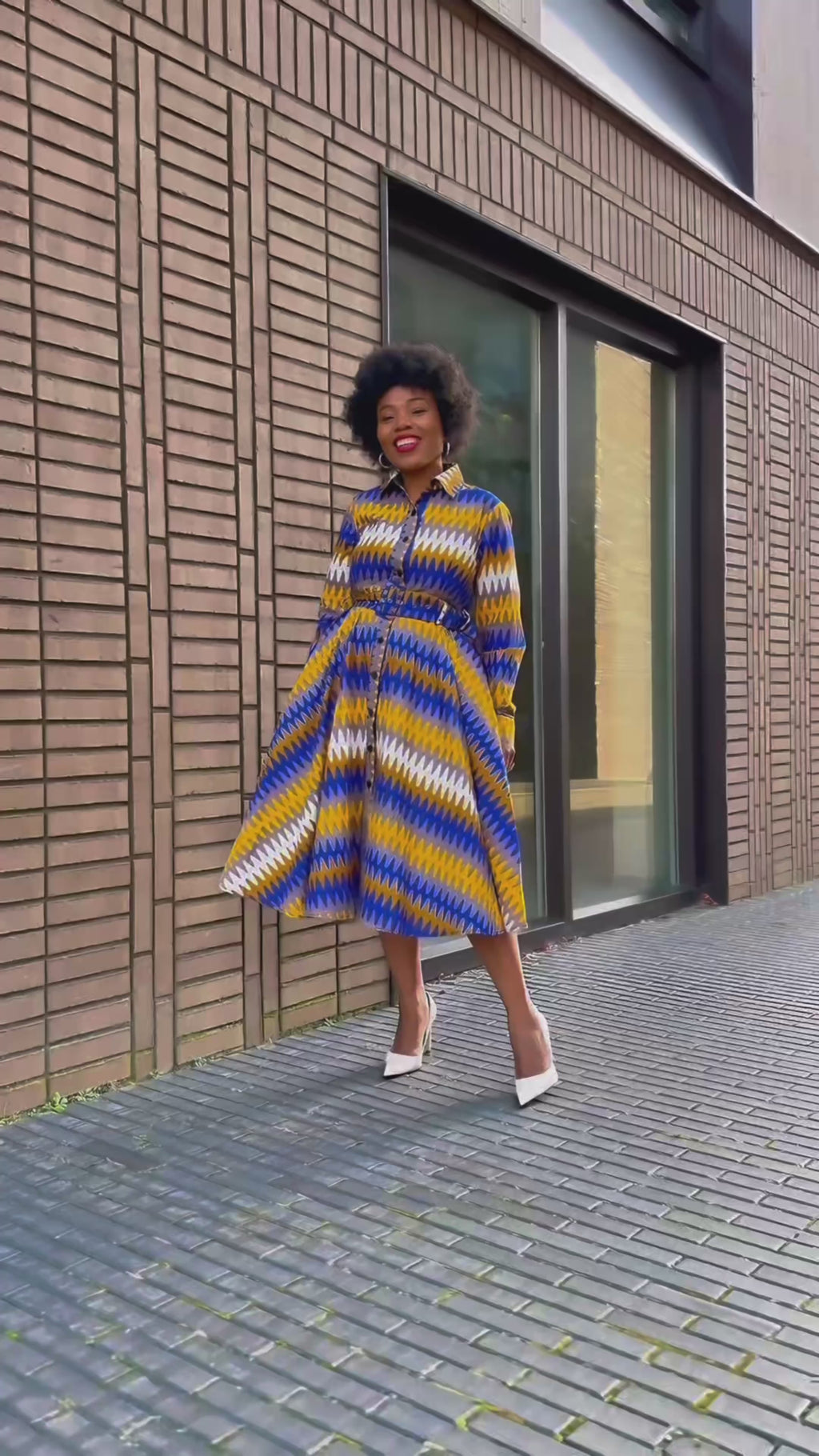 Julia Blue And Yellow Dress