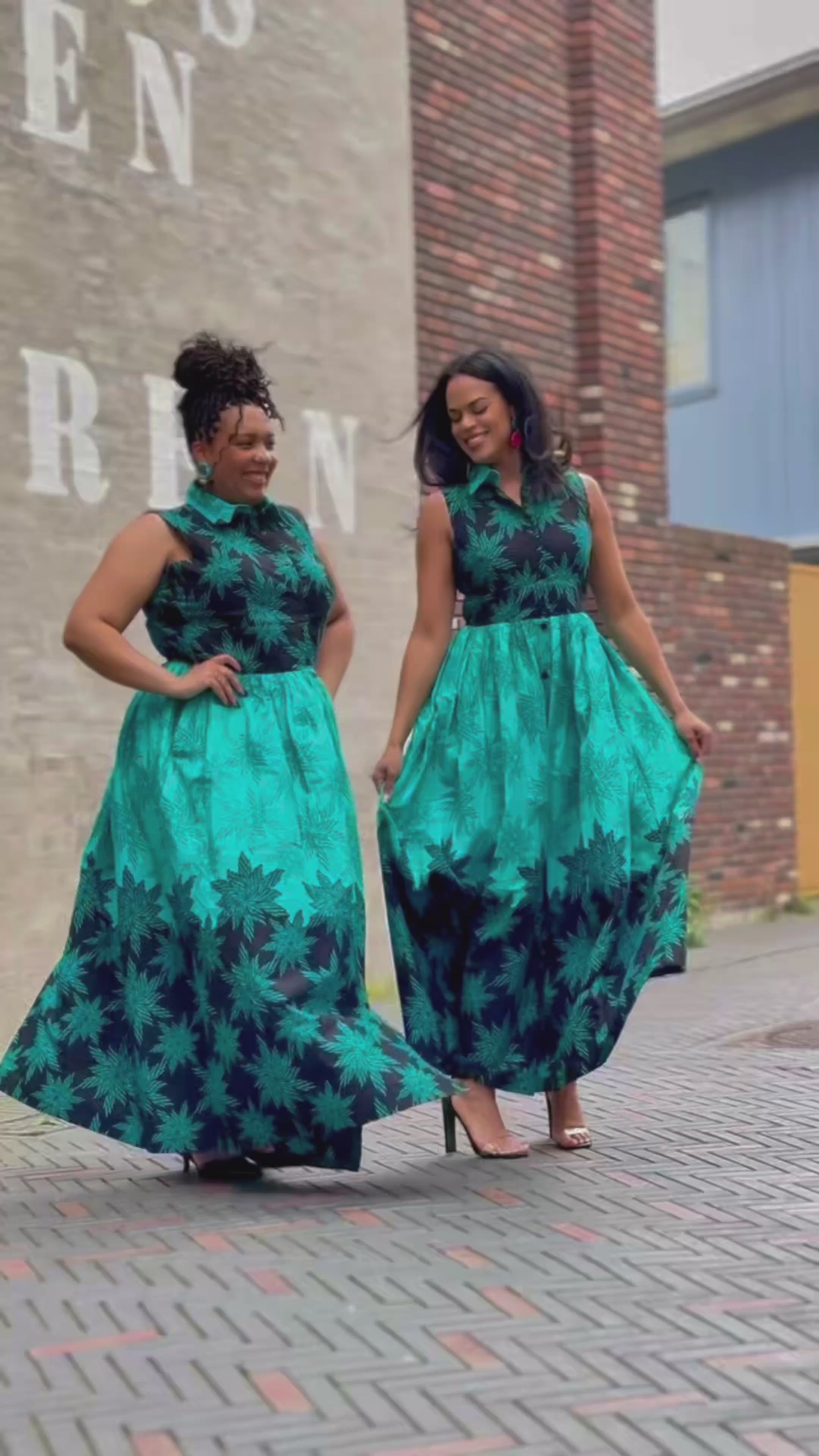 Cairo Blue Maxi Dress
