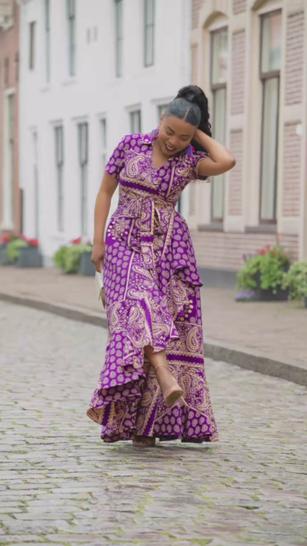 Deola Wrap Dress