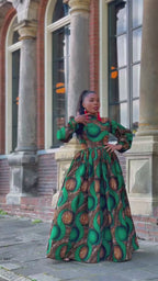 MALKIA GREEN MAXI DRESS
