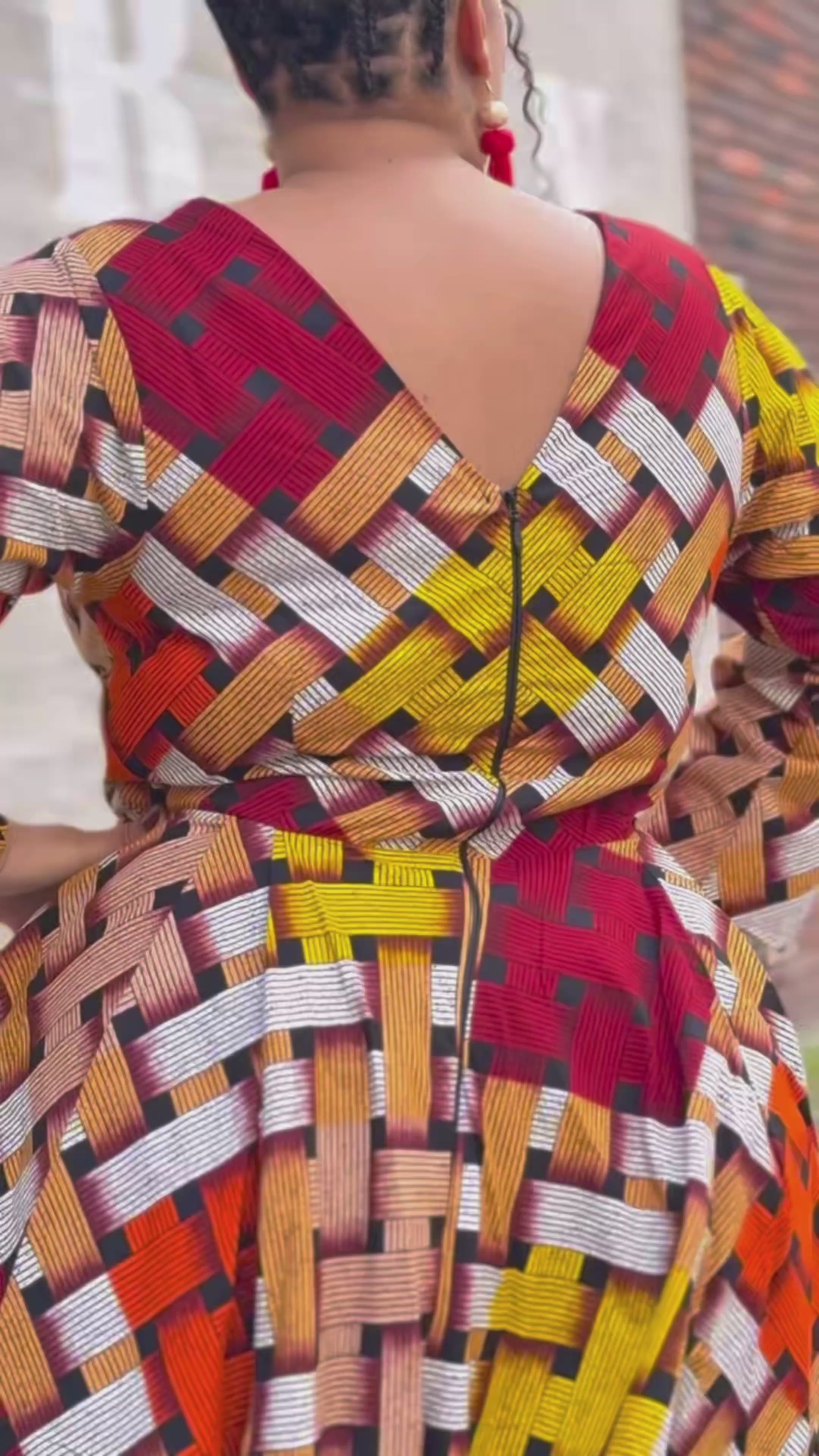 Moyo Yellow and Orange Dress