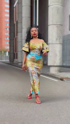 Mojisola Gold Dress