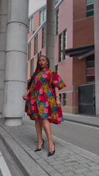 Hamza Floral Midi Dress