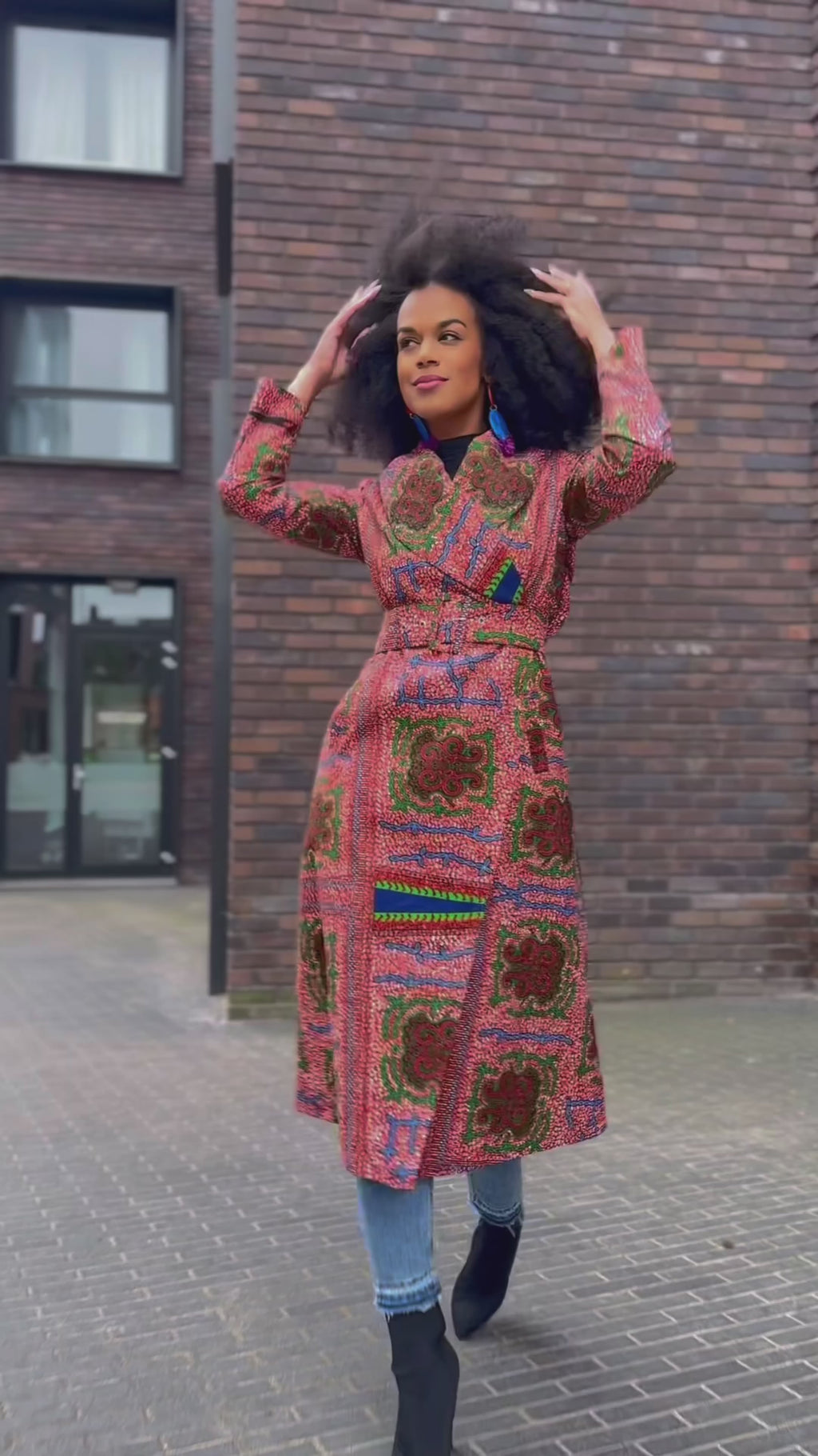 Zola Multicolored Duster Jacket