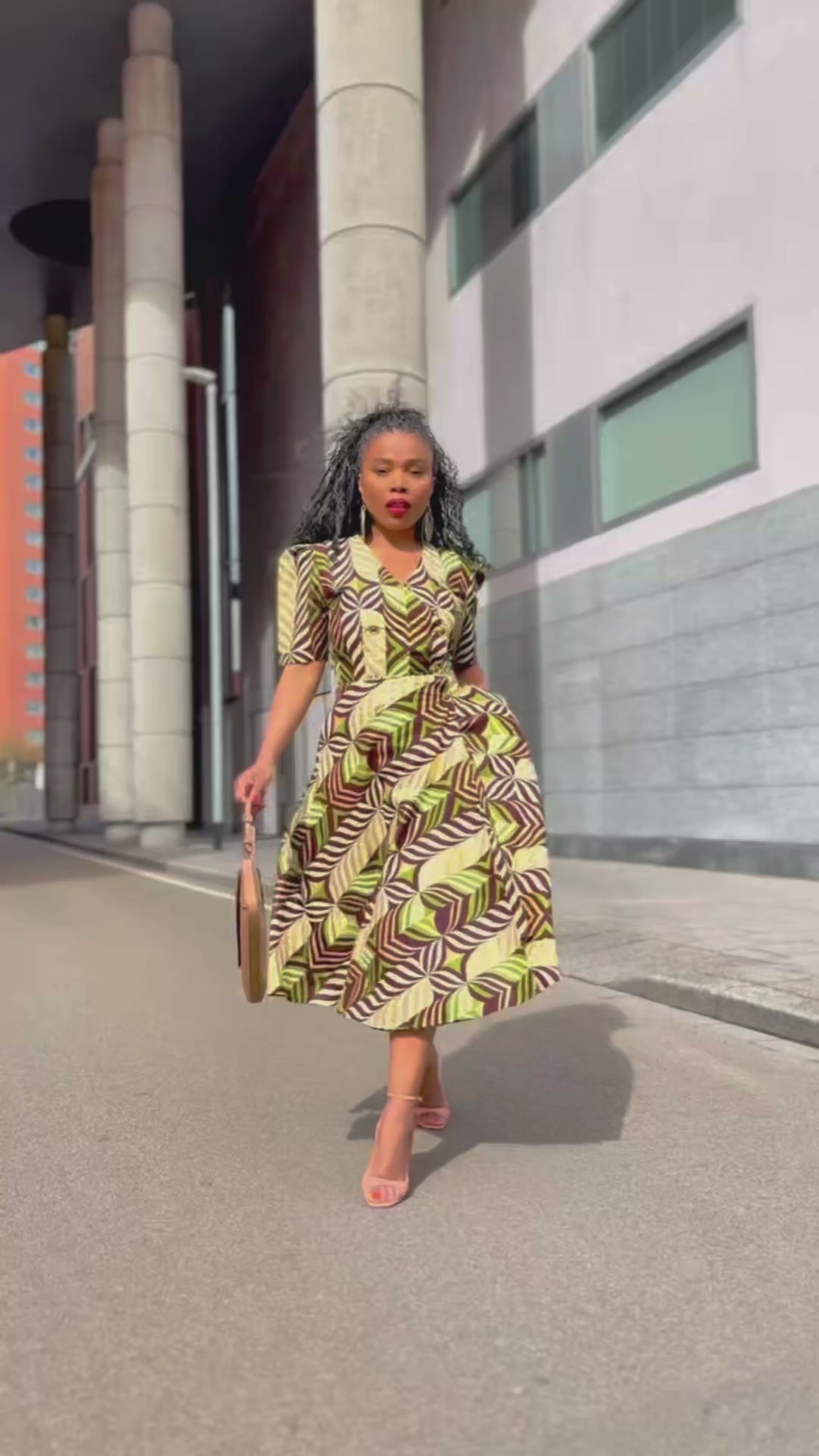 Abisola Gold Dress