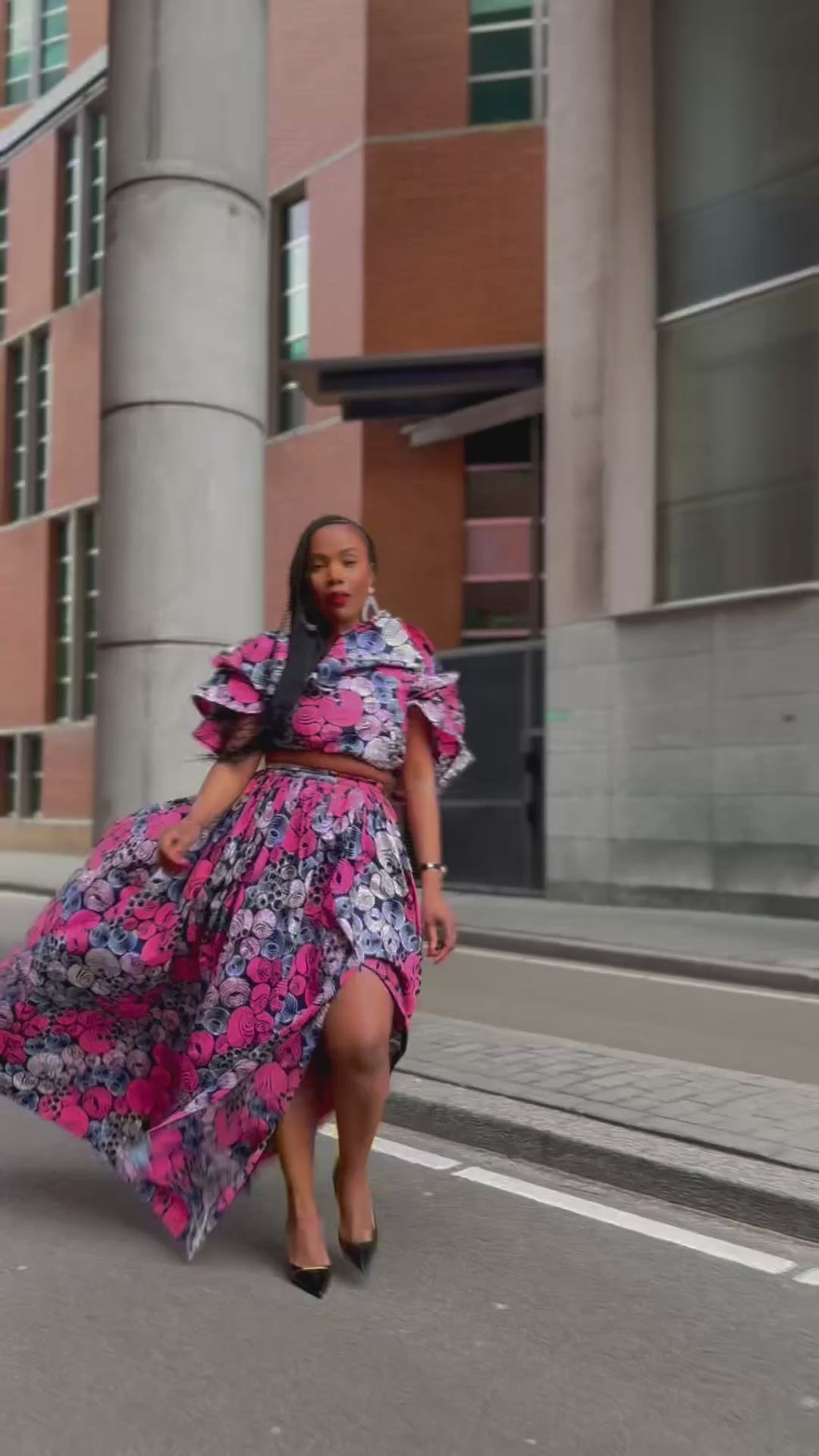 Moremi Pink Floral Set