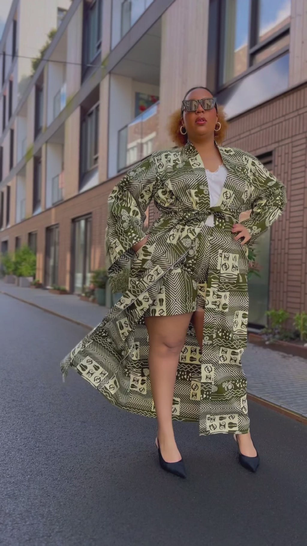 Althea Tribal Print Kimono