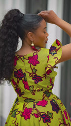 Selena Floral Midi Dress