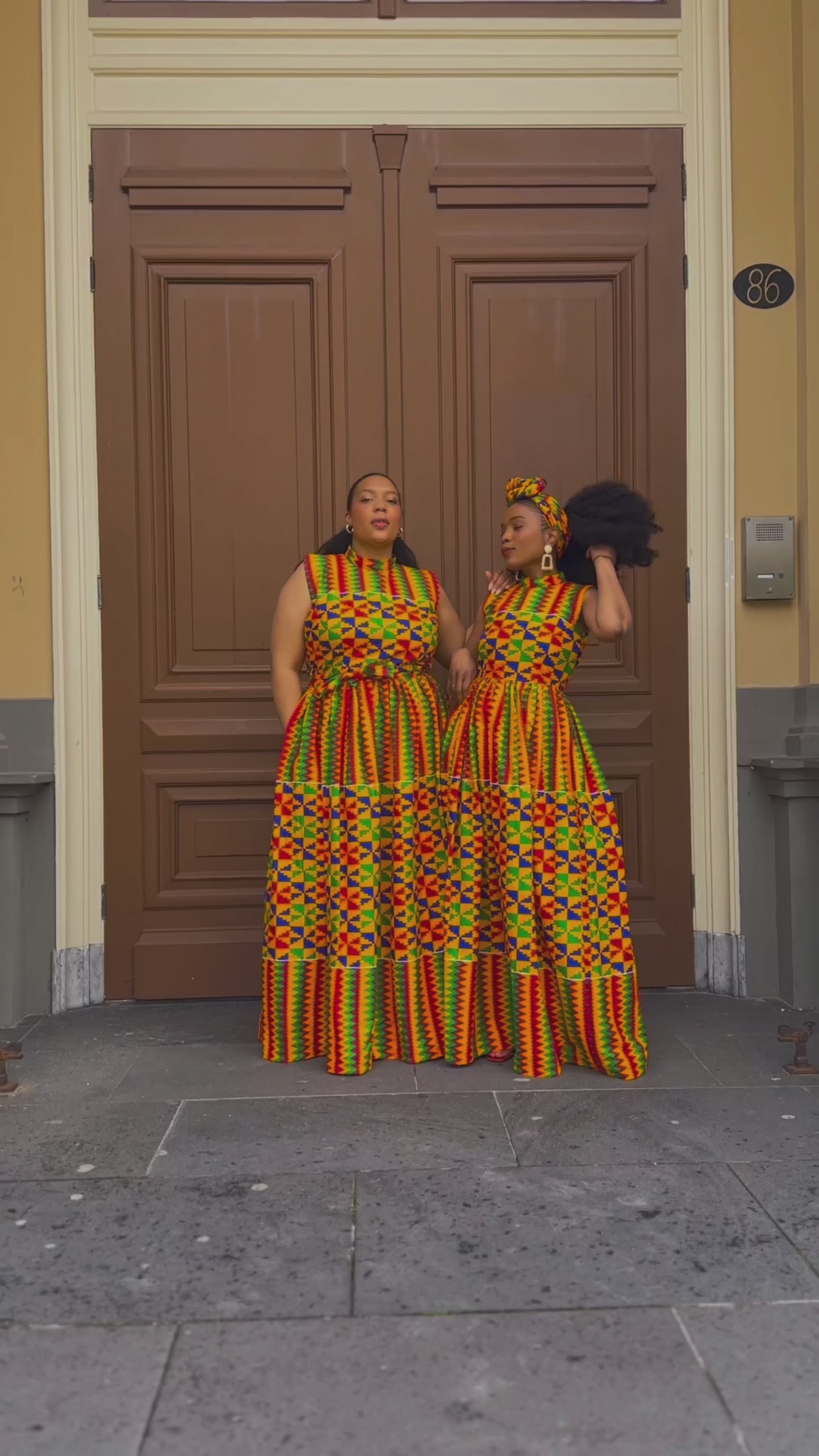Asana Kente Maxi Dress