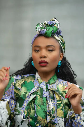 RHONDA GREEN HEADWRAP HEADWRAPS