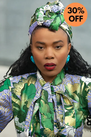 RHONDA GREEN HEADWRAP HEADWRAPS