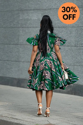 RUBY GREEN LACE COLLAR DRESS Women’s Dress