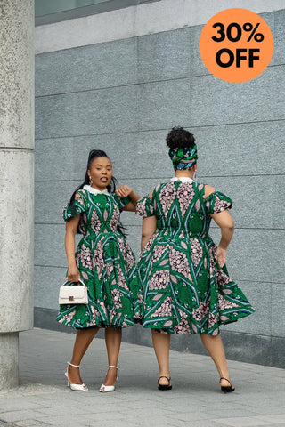 RUBY GREEN LACE COLLAR DRESS Women’s Dress