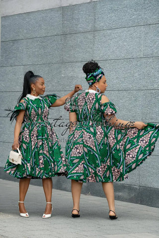 RUBY GREEN LACE COLLAR DRESS Women’s Dress
