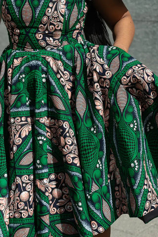 RUBY GREEN LACE COLLAR DRESS Women’s Dress