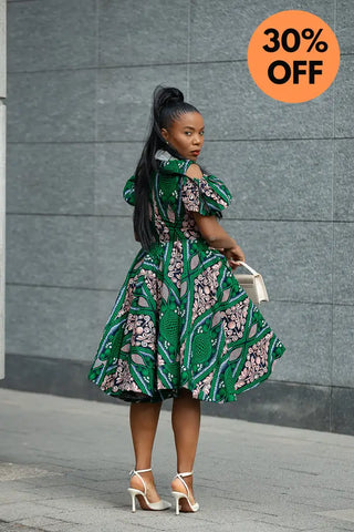 RUBY GREEN LACE COLLAR DRESS Women’s Dress