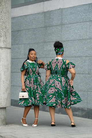 RUBY GREEN LACE COLLAR DRESS Women’s Dress