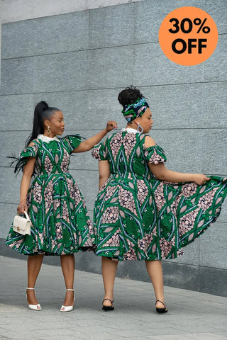 RUBY GREEN LACE COLLAR DRESS Women’s Dress