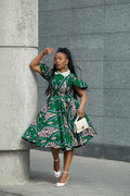 RUBY GREEN LACE COLLAR DRESS Women’s Dress