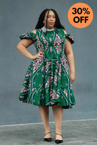 RUBY GREEN LACE COLLAR DRESS Women’s Dress