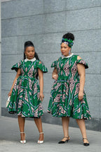 RUBY GREEN LACE COLLAR DRESS Women’s Dress