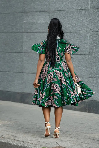 RUBY GREEN LACE COLLAR DRESS Women’s Dress