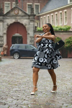 SABRINA BLACK AND WHITE LAYERED SET Outfit Sets