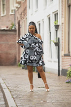 SABRINA BLACK AND WHITE LAYERED SET Outfit Sets