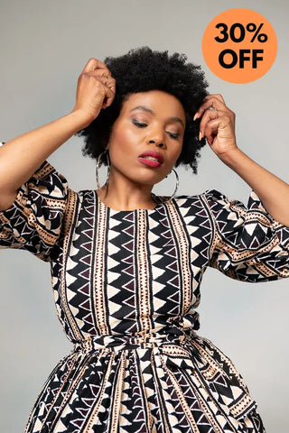 Sade Midaxi Brown Dress Clothing