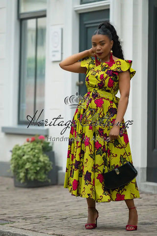SELELNA FLORAL MIDI DRESS Women’s Dress