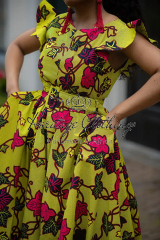 SELELNA FLORAL MIDI DRESS Women’s Dress
