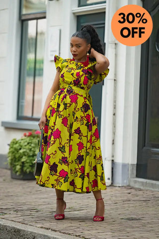 SELELNA FLORAL MIDI DRESS Women’s Dress