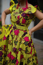 SELELNA FLORAL MIDI DRESS Women’s Dress