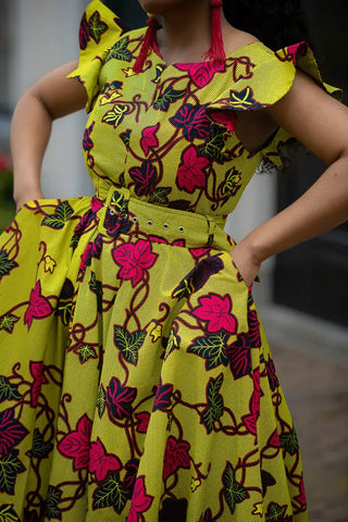 SELELNA FLORAL MIDI DRESS Women’s Dress