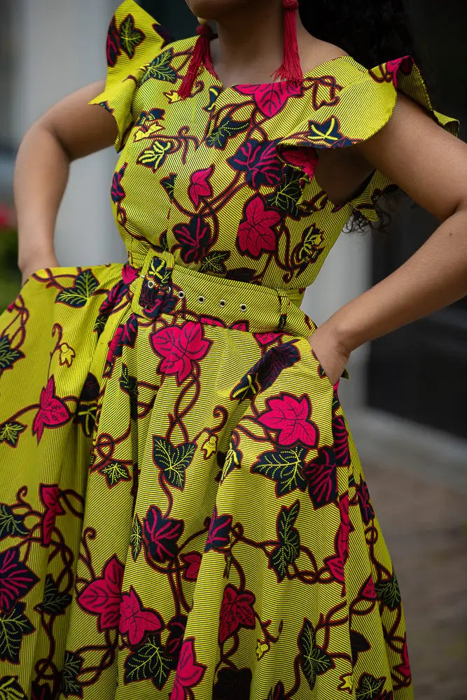 SELELNA FLORAL MIDI DRESS Women’s Dress
