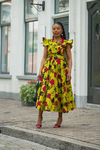 SELELNA FLORAL MIDI DRESS Women’s Dress