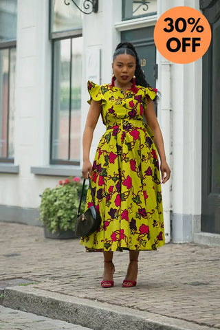 SELELNA FLORAL MIDI DRESS Women’s Dress