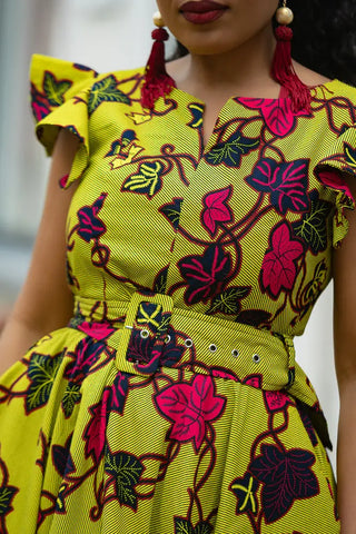 SELELNA FLORAL MIDI DRESS Women’s Dress