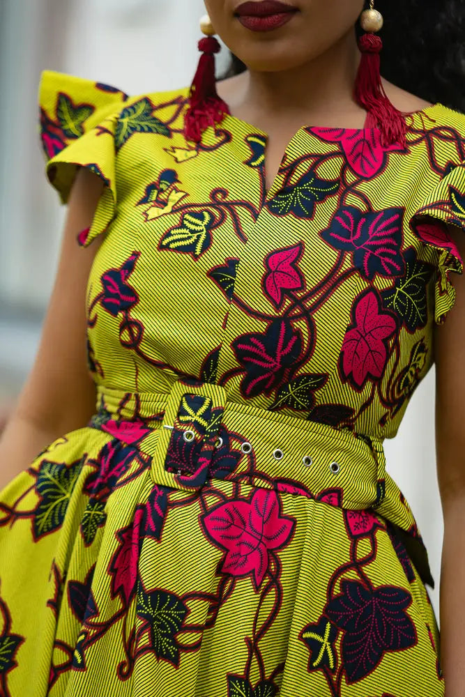 SELELNA FLORAL MIDI DRESS Women’s Dress