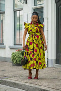 SELELNA FLORAL MIDI DRESS Women’s Dress