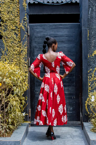 SERENA RED MAXI DRESS Women’s Dress