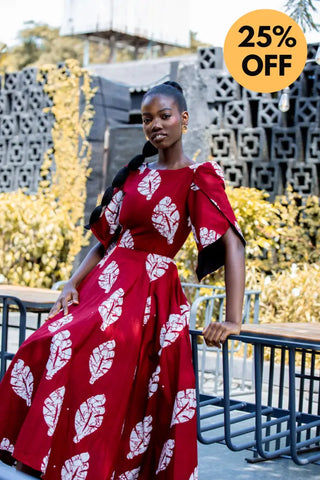 SERENA RED MAXI DRESS Women’s Dress