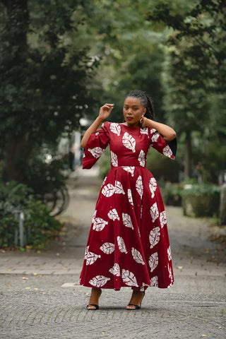 SERENA RED MAXI DRESS Women’s Dress