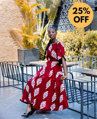 SERENA RED MAXI DRESS Women’s Dress