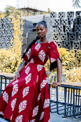 SERENA RED MAXI DRESS Women’s Dress