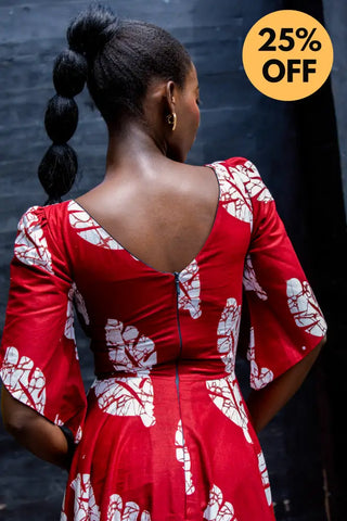 SERENA RED MAXI DRESS Women’s Dress